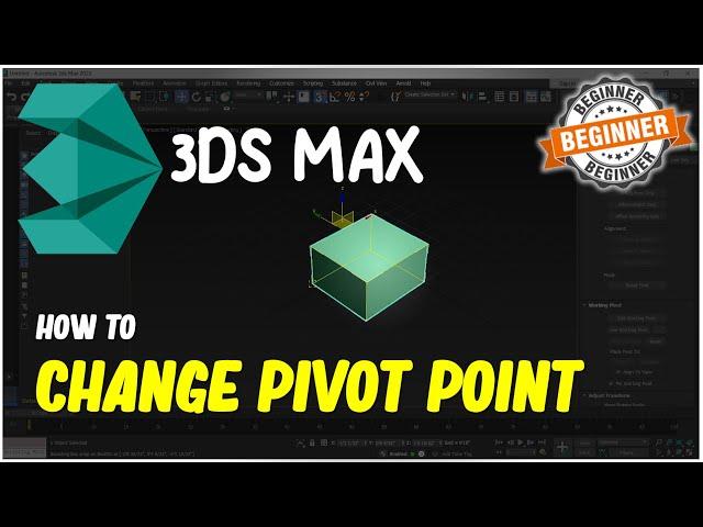 3Ds Max How To Change Pivot Point