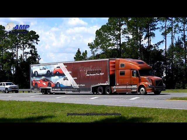 Orange Volvo Big Rigs and Big Loads | Truckspotting 81424