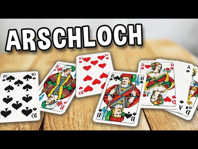 ARSCHLOCH / BETTLER (Kartenspiel) - Spielregeln TV (Spielanleitung Deutsch)