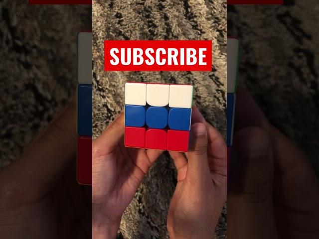 How to Make Russian  Flag on Rubik’s Cube!