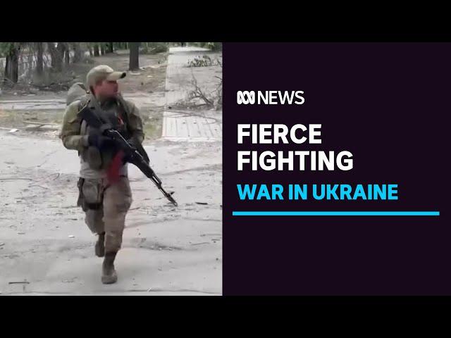 Russia steps up push into 'completely ruined' eastern Ukrainian city | ABC News