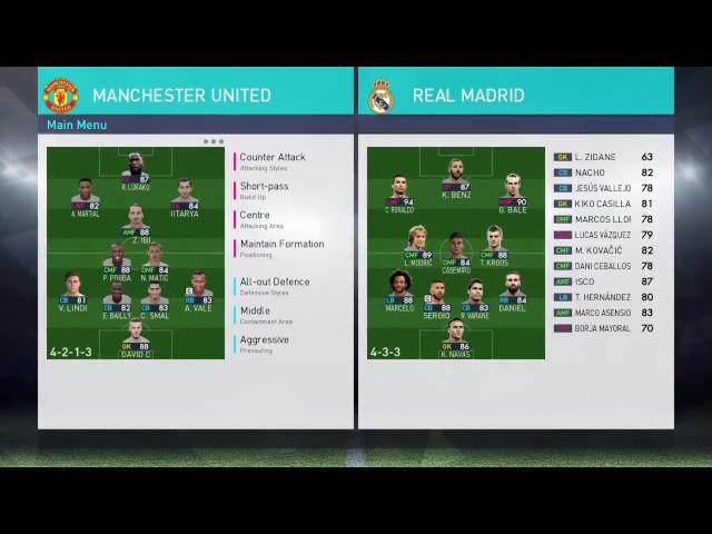 PES 2018 - Manchester United - Best Formation & Tactics