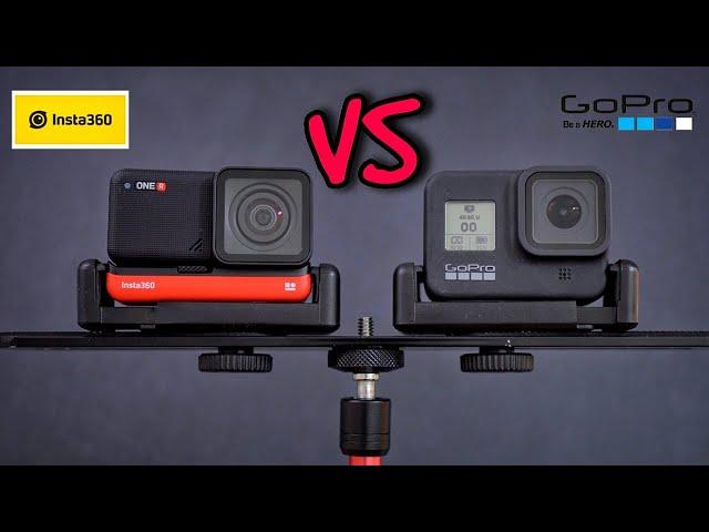 Insta360 ONE R VS GoPro Hero 8 Black Camera Comparison!