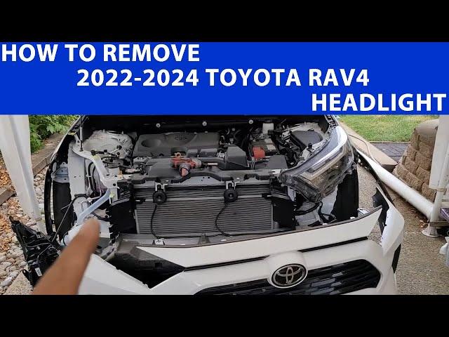 How To Remove 2022-2024 Toyota Rav4 Headlight.