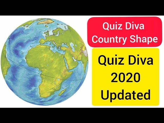 Country Shape Quiz Diva All Possible 42 Answers | Country Shape Quiz diva Answers 2020 | Quiz Diva