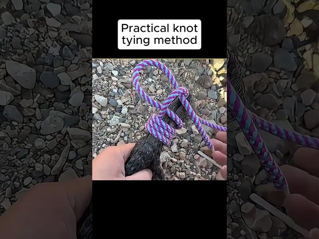 Practical knot tying method#life #lifetips #lifehacks