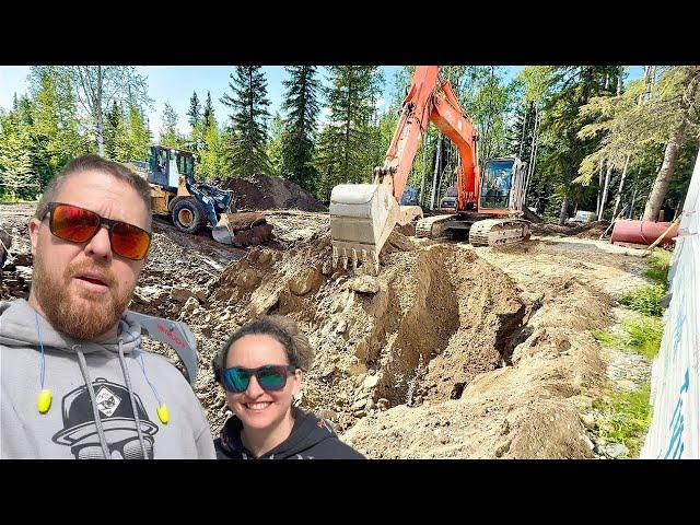 WE FINALLY BREAK GROUND For Our Hybrid Log Home Build