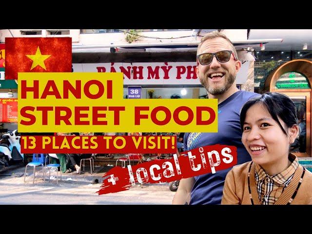 The Ultimate VIETNAMESE STREET FOOD TOUR in Hanoi (Local Tips!)