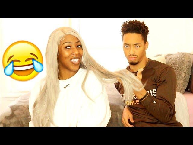 HILARIOUS Boyfriend Rates My CHEAP AMAZON WIGS‍️