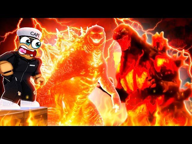 THERMO GODZILLA vs BURNING GODZILLA in KAIJU UNIVERSE