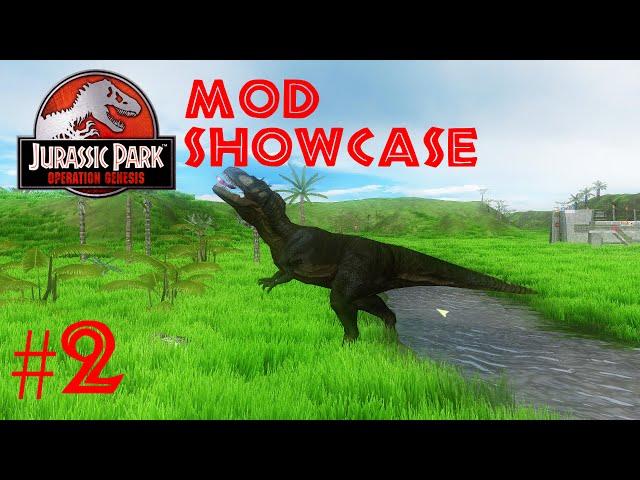 Jurassic Park Operation Genesis MOD SHOWCASE #2 - D.J.E. HD Texture Mod