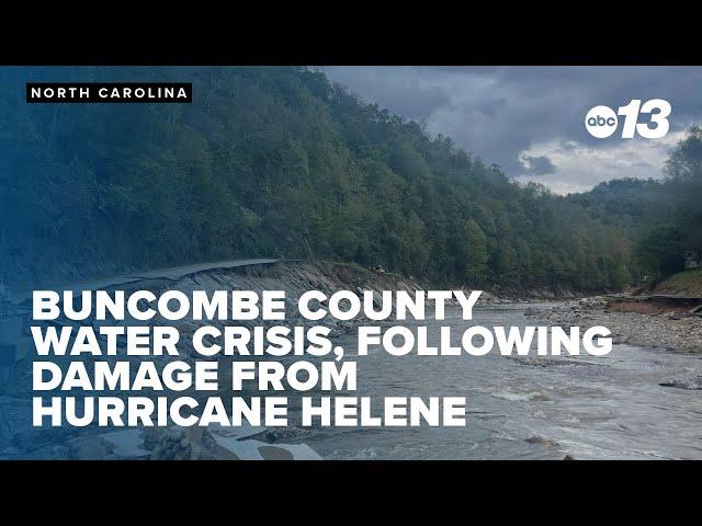 Buncombe County water crisis, following damage from Hurricane Helene