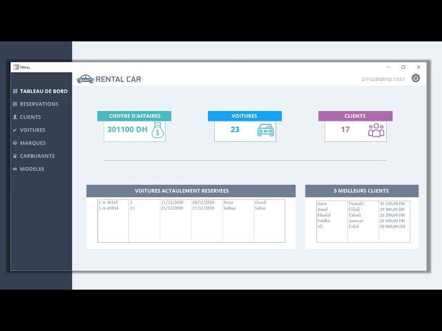 Access #14 : Application de gestion d'une agence de location de voitures | Partie 1