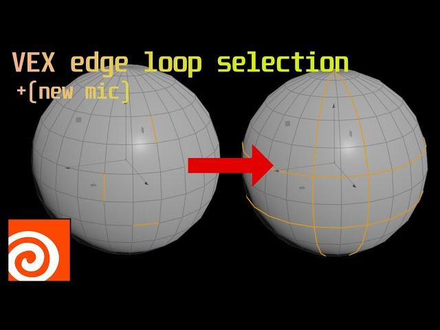 VEX edge loop selection script tutorial Houdini