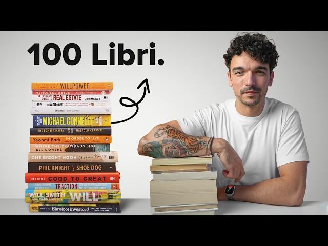 Come leggo 100 LIBRI all’anno 8 tips per LEGGERE di più