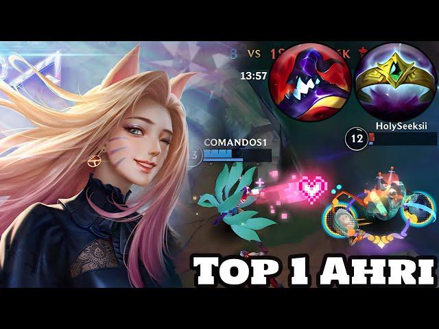 Wild Rift Ahri - Top 1 Ahri Gameplay Rank Grandmaster