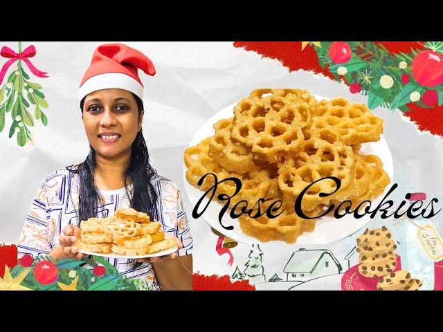 Christmas Special Rose Cookies  #goanvlogger #konkani