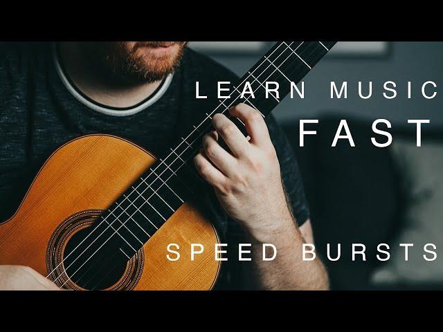 I learned to play Asturias with SPEED BURSTS