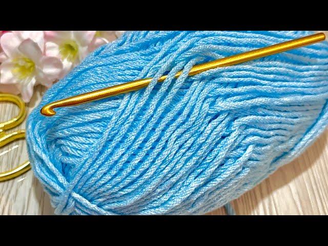 I fell in love with this Crochet Stitch. A simple and elegant crochet pattern