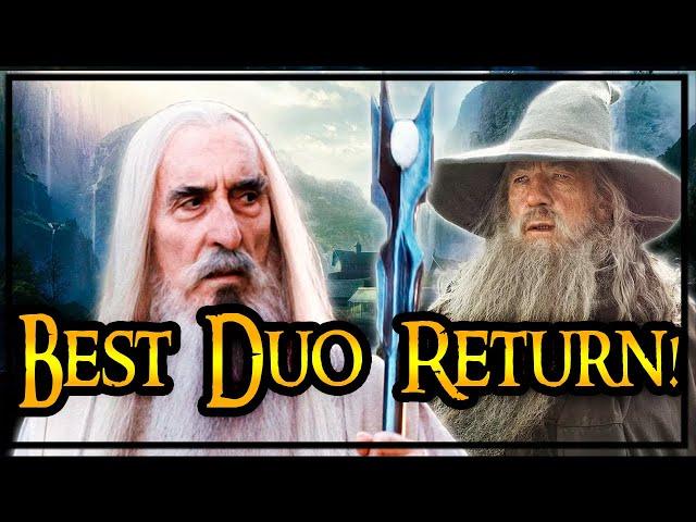 Gandalf and Saruman Best Friends l Dagor Dagorath Mod l Lotr Bfme 2 Rotwk.  سيد الخواتم