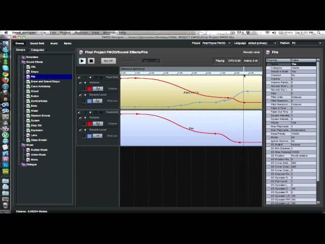 [Sound Design] Fire Effect In FMOD