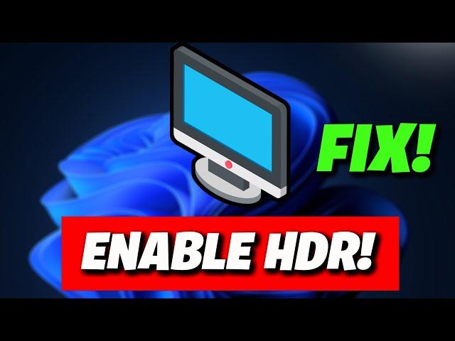 How To Enable HDR in Windows 11 | Turn on High Dynamic Range in Windows 11 ️️