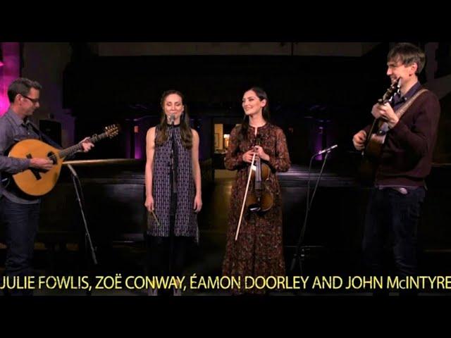 Julie Fowlis, Zoë Conway, Éamon Doorley and John McIntyre Jan 2020