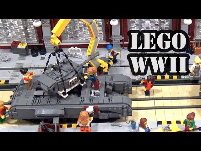 LEGO WWII Tank Factory | BrickFair Virginia 2017