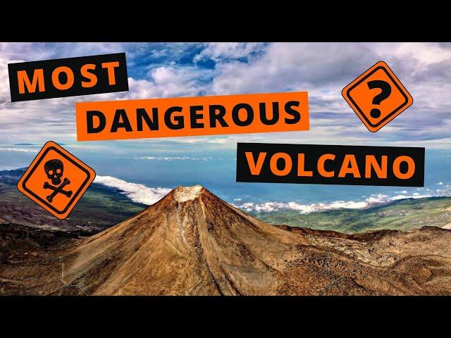 MOST DANGEROUS VOLCANO? | TEIDE TENERIFE | 4K DRONE VIDEO