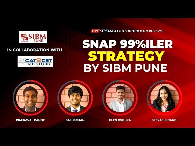 How to crack SNAP 2024 | SNAP Topper Strategy by SIBM Pune | Imp Topics, Mock Strategy