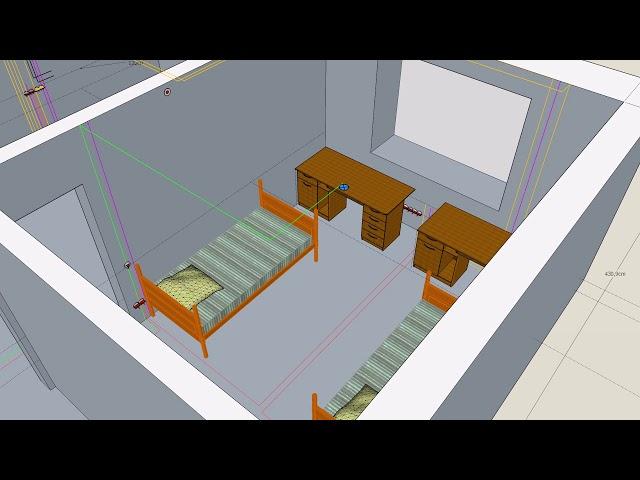 SketchUp 2018 электрика