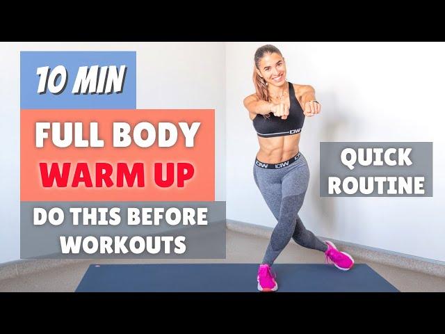 10 min WARM UP - Do this BEFORE WORKOUTS | The Fashion Jogger