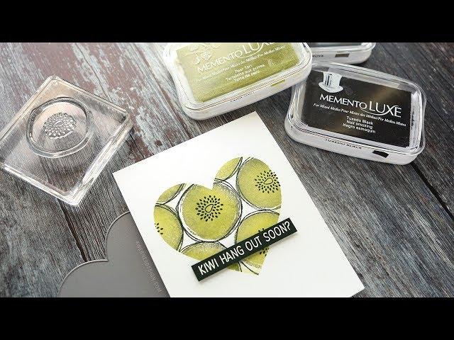How to Create Two-Tone Multicolor Pigment Stamping + Masking