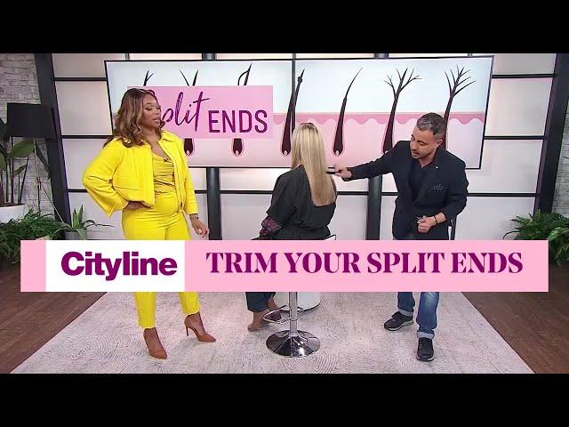 A professional guide to trim your split ends at home