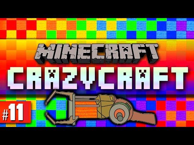 Minecraft Mods Crazy Craft #11 'GRAVITY GUN!' with Vikkstar & Woofless (Minecraft Crazy Craft 2.1)