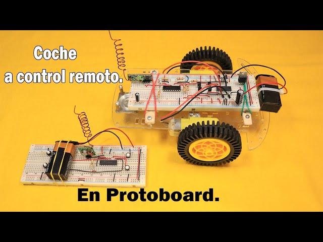  Como hacer un carrito a control remoto RF 433Mhz | En protoboard paso a paso