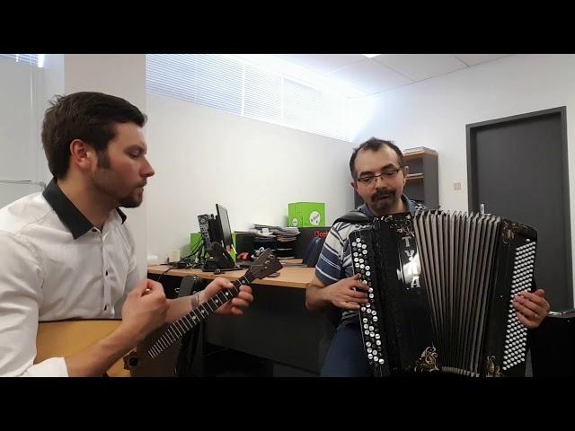 Russian Balalaika & Accordion. The shining moon