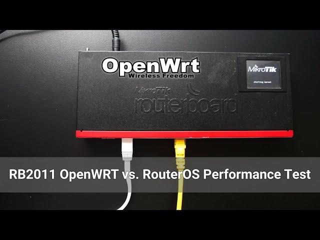 OpenWRT - Mikrotik RB2011 OpenWRT vs. RouterOS Performance Test