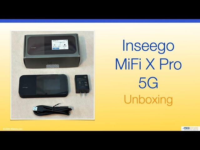 Inseego MiFi X Pro 5G - Unboxing