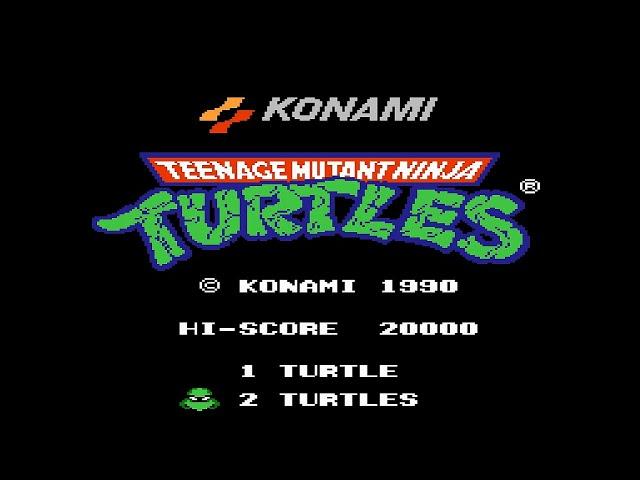 Teenage Mutant Ninja Turtles 2 Playthrough NES  (Черепашки Ниндзя 2) Полное прохождение  [Денди]