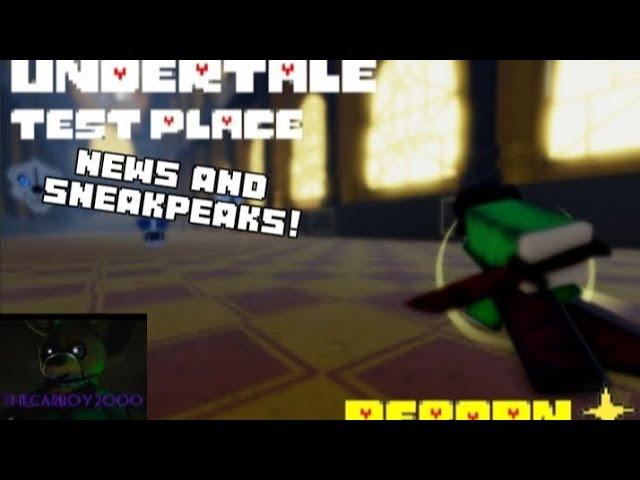 Sneak peaks and updates|Episode 2|Undertale Test Place Reborn(NEW MAP ANALYSIS)