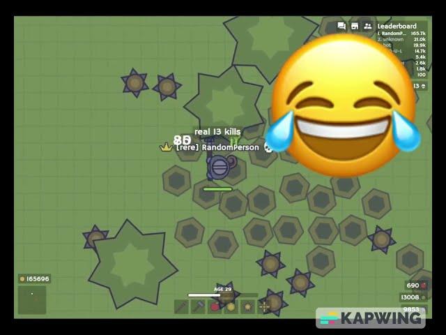 MOOMOO.io REAL WITH BIG LAG vs PRO HACKORS 2v1 wild 