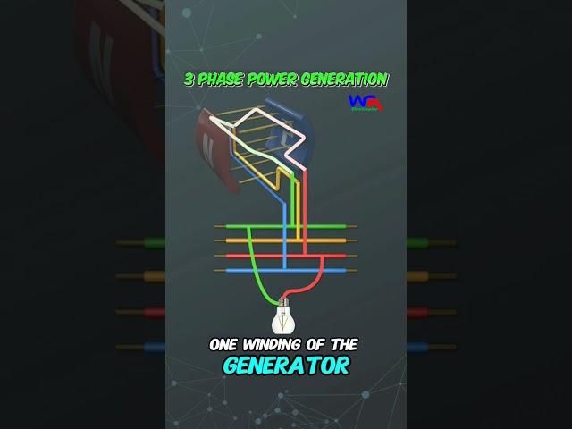 Three Phase Power Generation.. How It works? #generator #generators #powergeneration