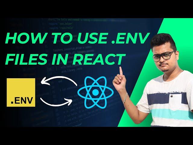 How to create and use .env file in React Project | React JS Environment Variables Tutorial