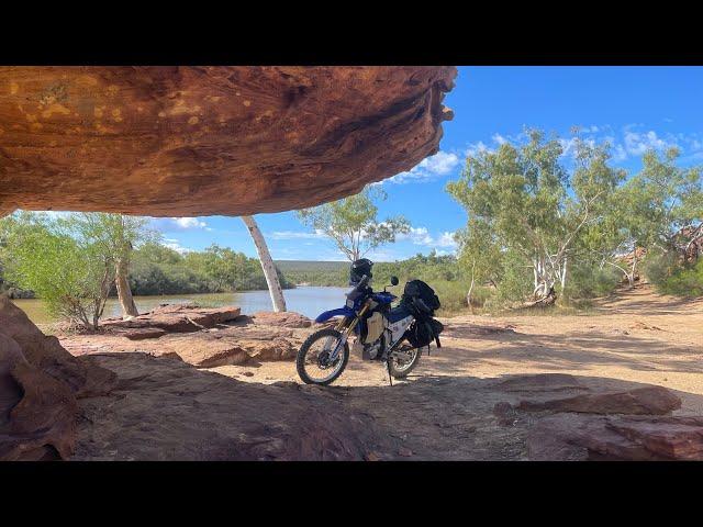 E28-PJs moto trip around Australia-WA-Kilbarri, Solo ride along the Murchison River