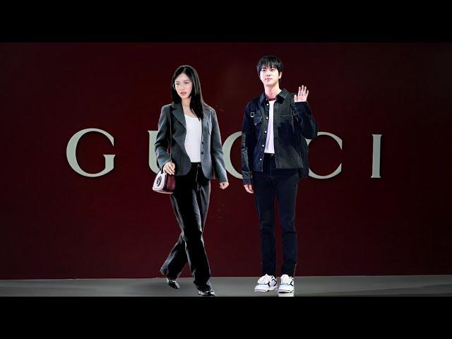 BTS Jin & Hanni NewJeans Moment at Gucci Event Gets Reactions | Jimin Proves This