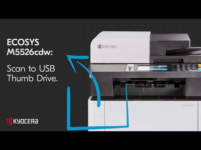 ECOSYS M5526cdw - Scan to USB Storage