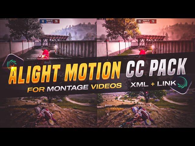 Alight Motion CC Pack For Montage Videos | Password Protected | Free Preset With @Kar_One