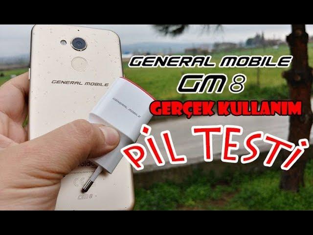 General Mobile GM 8 Gerçek Kullanım Pil Testi! Siz İstediniz Biz Yaptık!!!