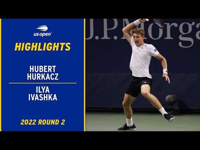 Hubert Hurkacz vs. Ilya Ivashka Highlights | 2022 US Open Round 2